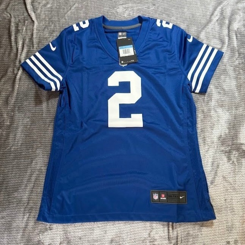 Nike Indianapolis Colts Carson Wentz NFL Jersey Womens M Blue 87NW-INGA-88F-2KG.